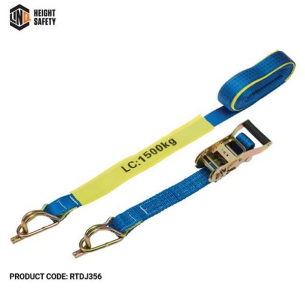 Picture of LINQ RATCHET TIE DOWN 35MMX6M 1.5T CAPTIVE J-HOOK